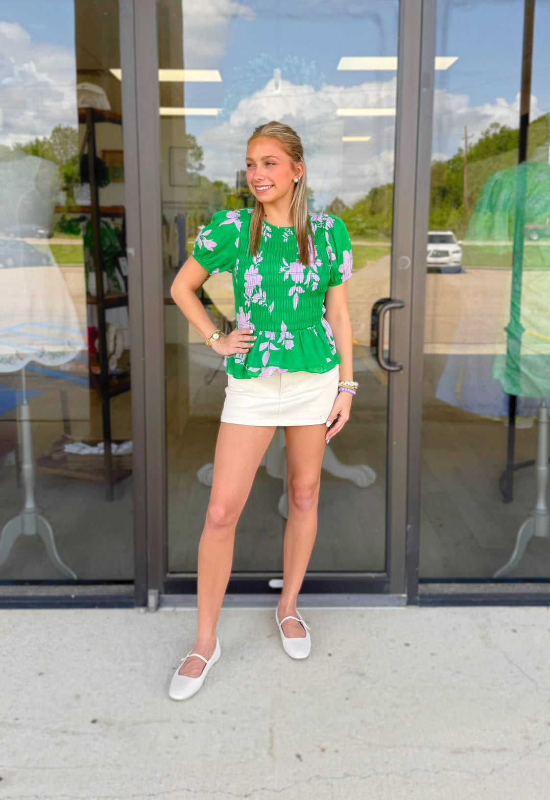Zama Floral Blouse