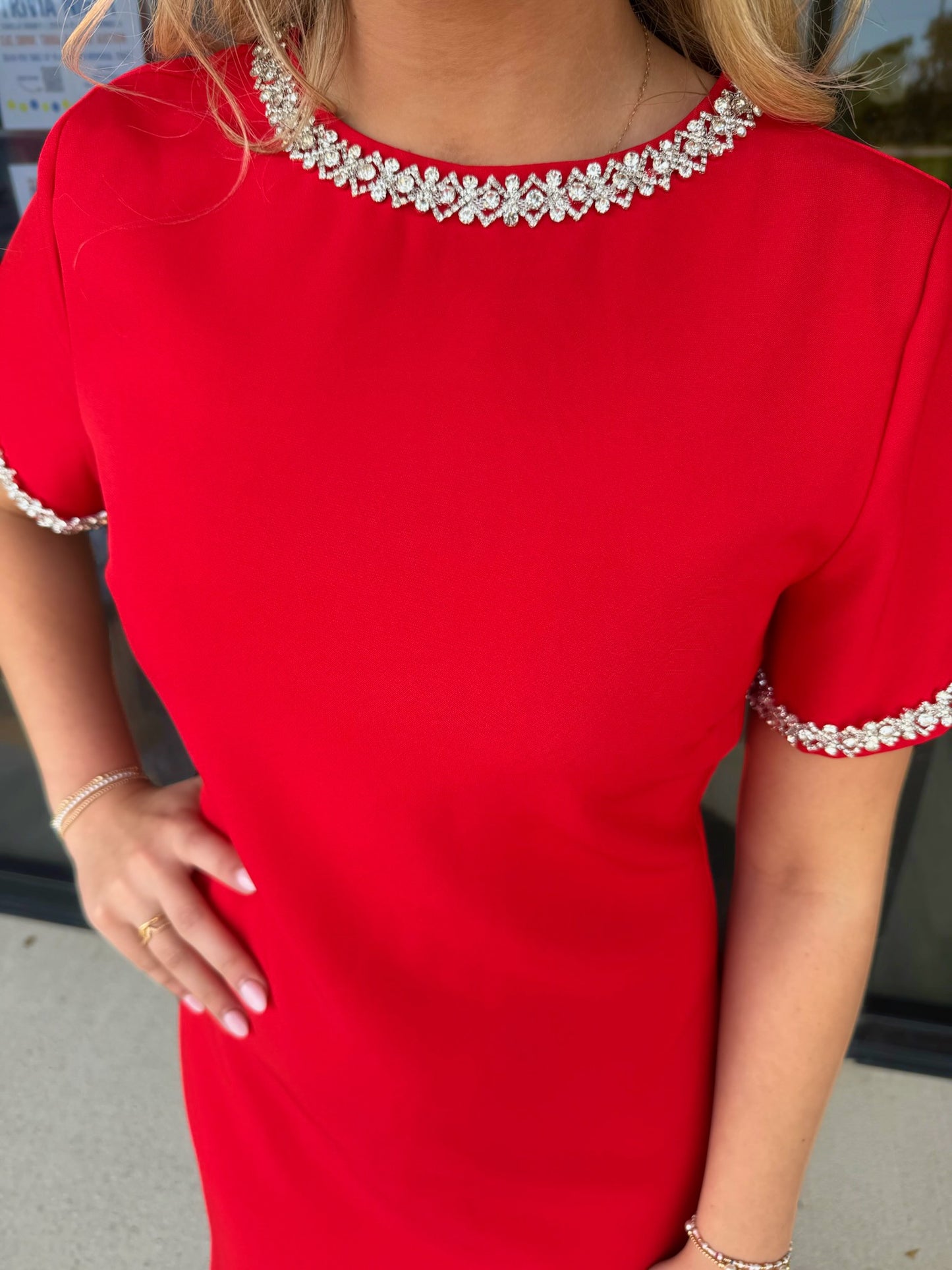 Katie Red Mini Dress