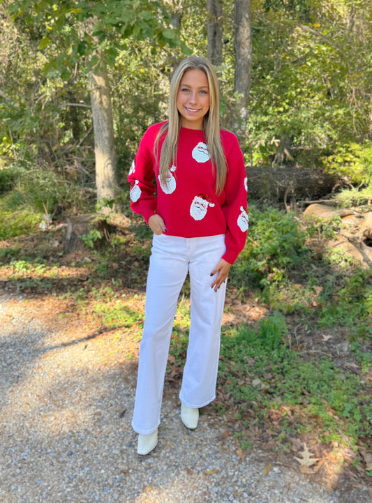Festive Santa Sweater