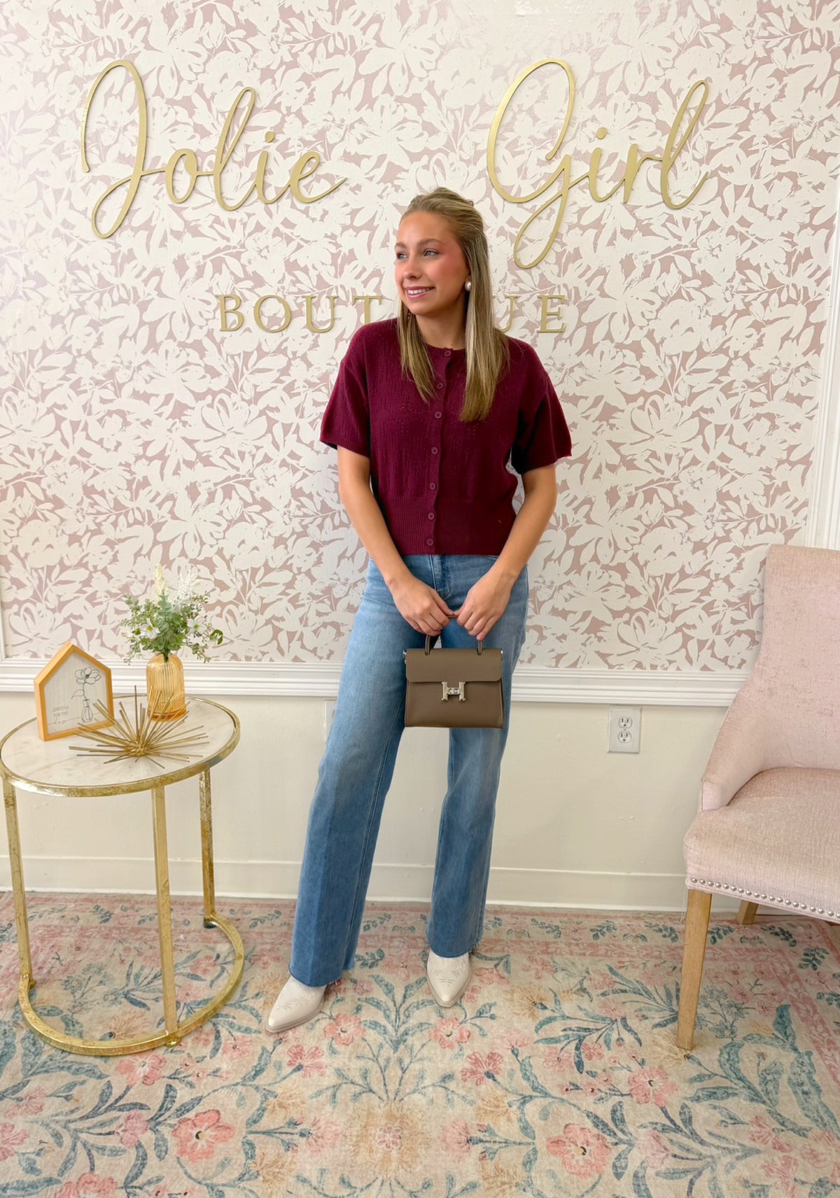 Addison Pointelle Top