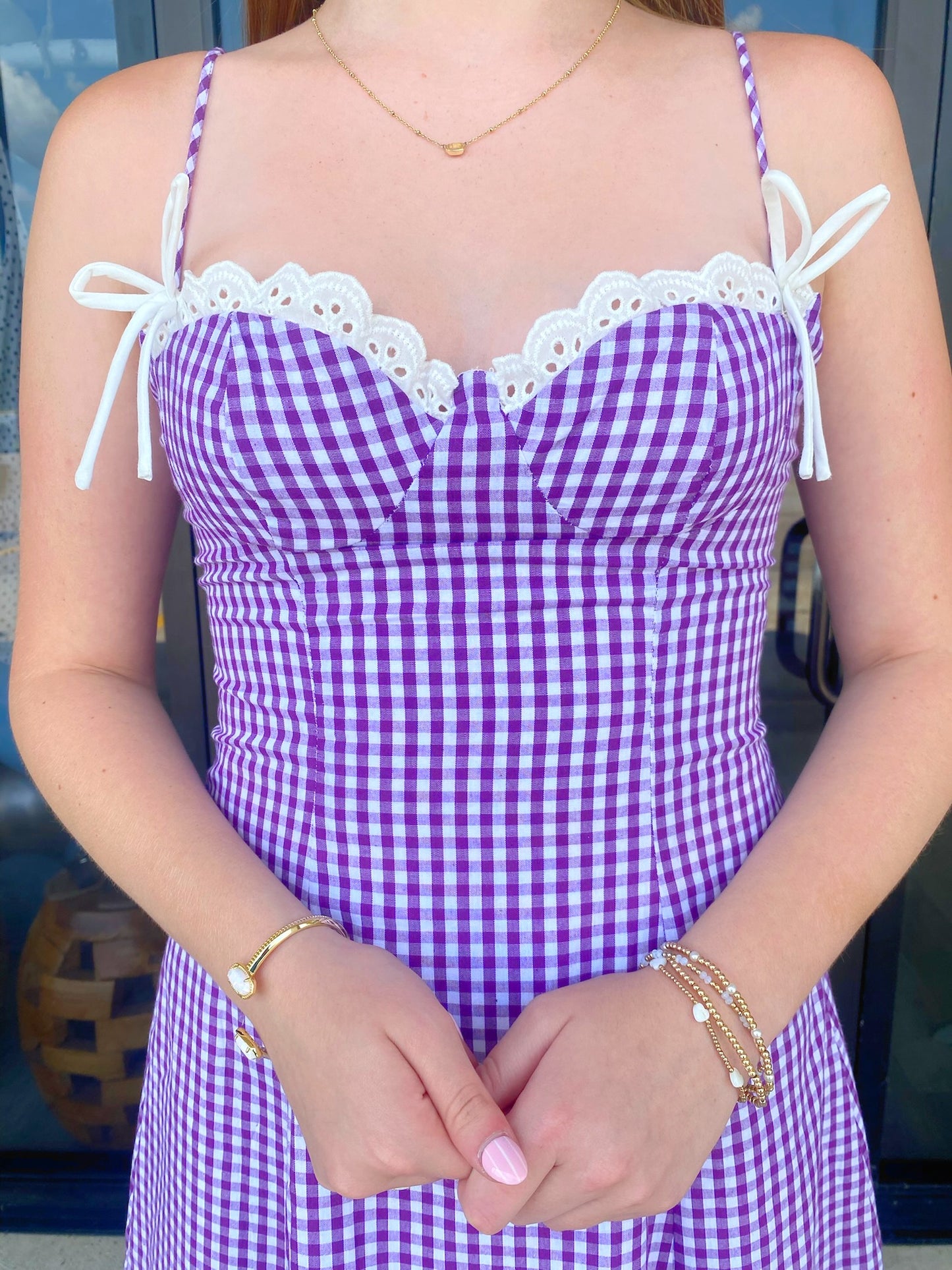 Gameday Gingham Dress