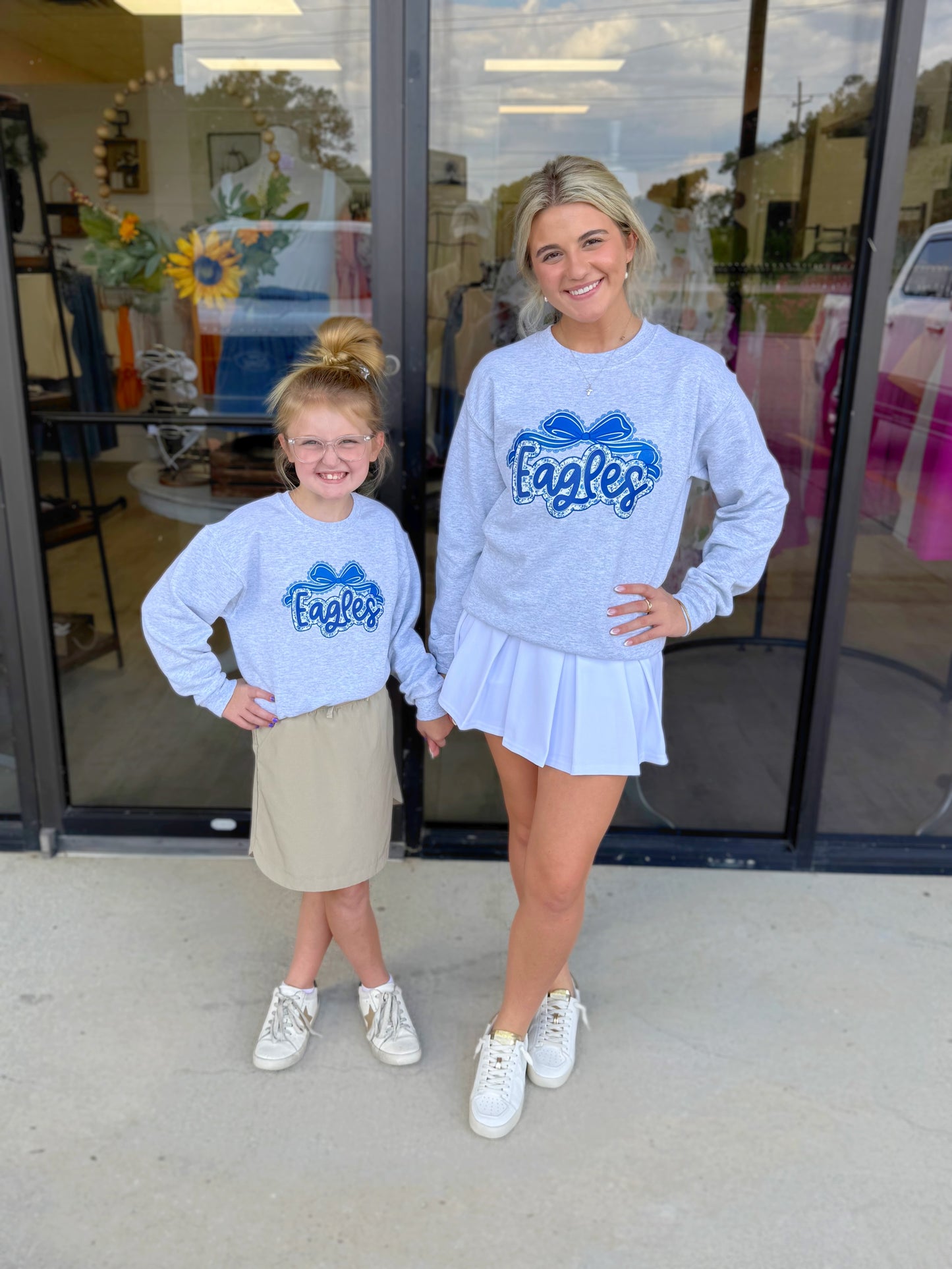 Floral Eagles Sweatshirt Youth