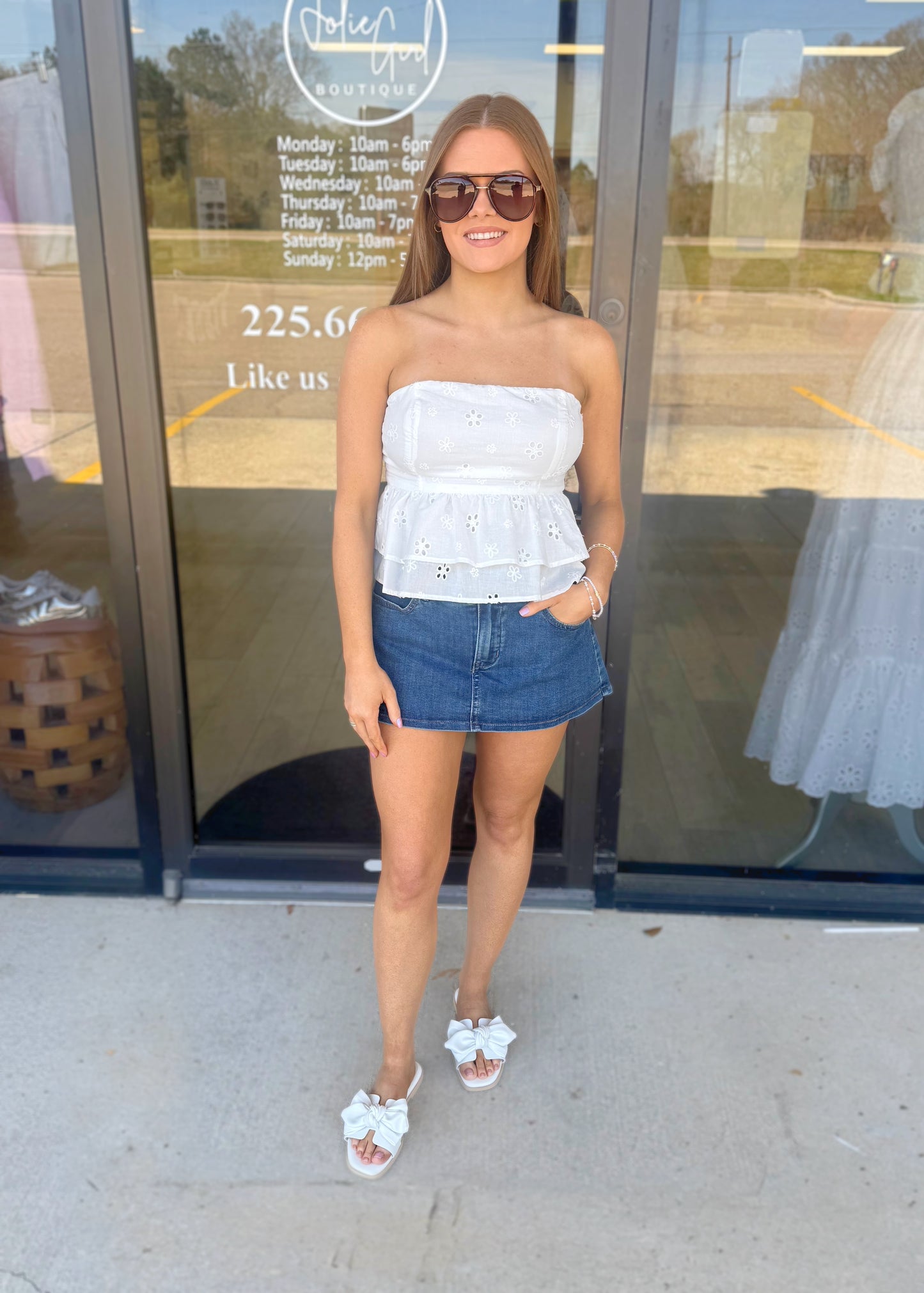 Bonnie Peplum Top