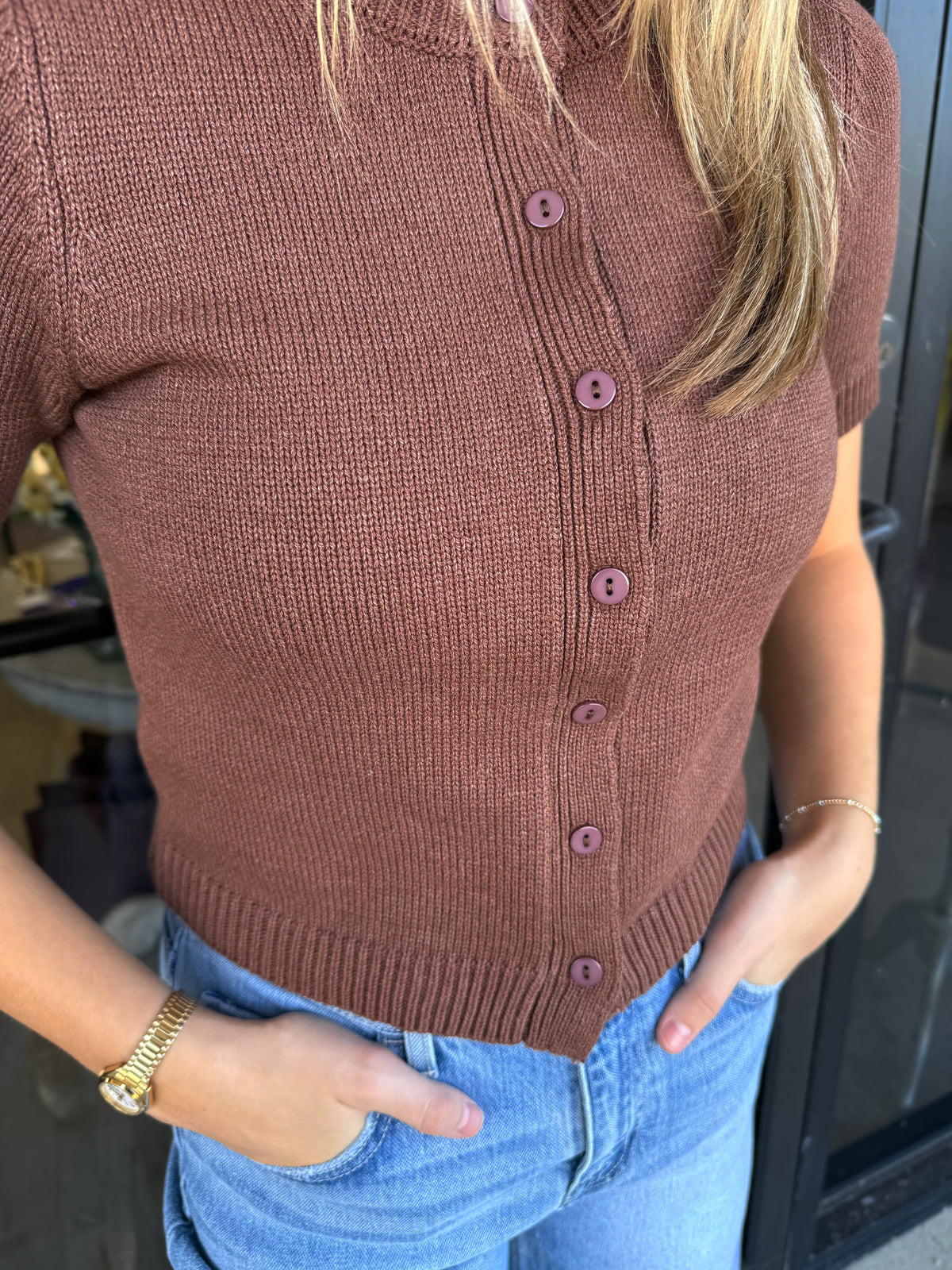 Leia Short Sleeve Cardigan