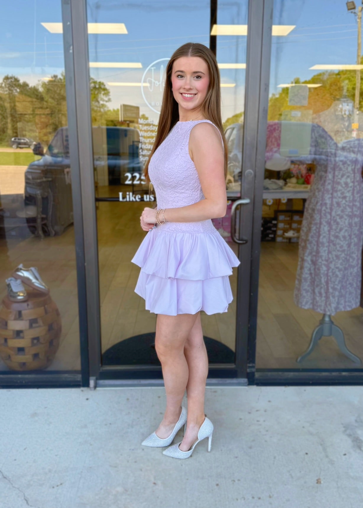 Louisa Lilac Dress
