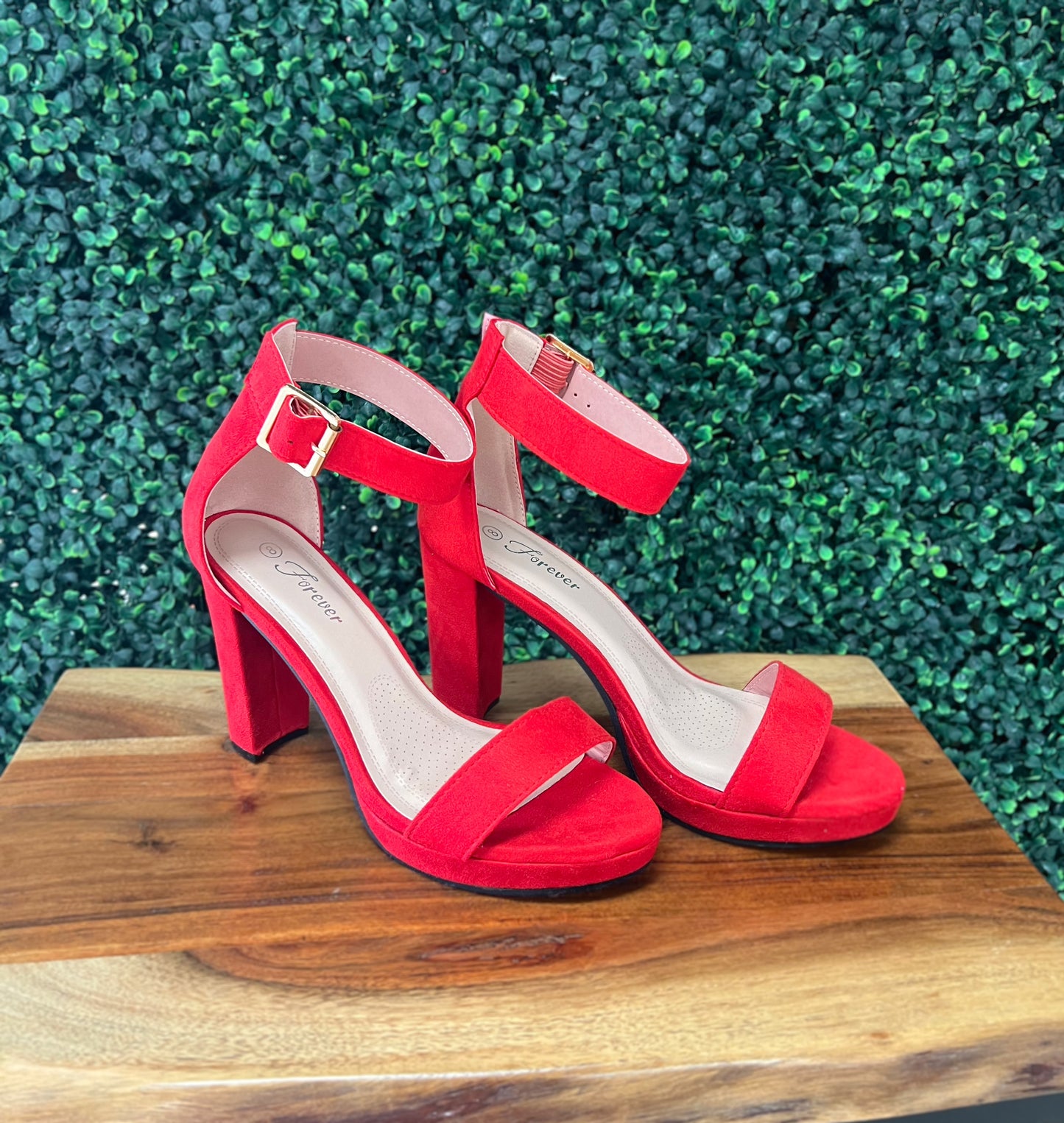 Platform Josina Heels in Red