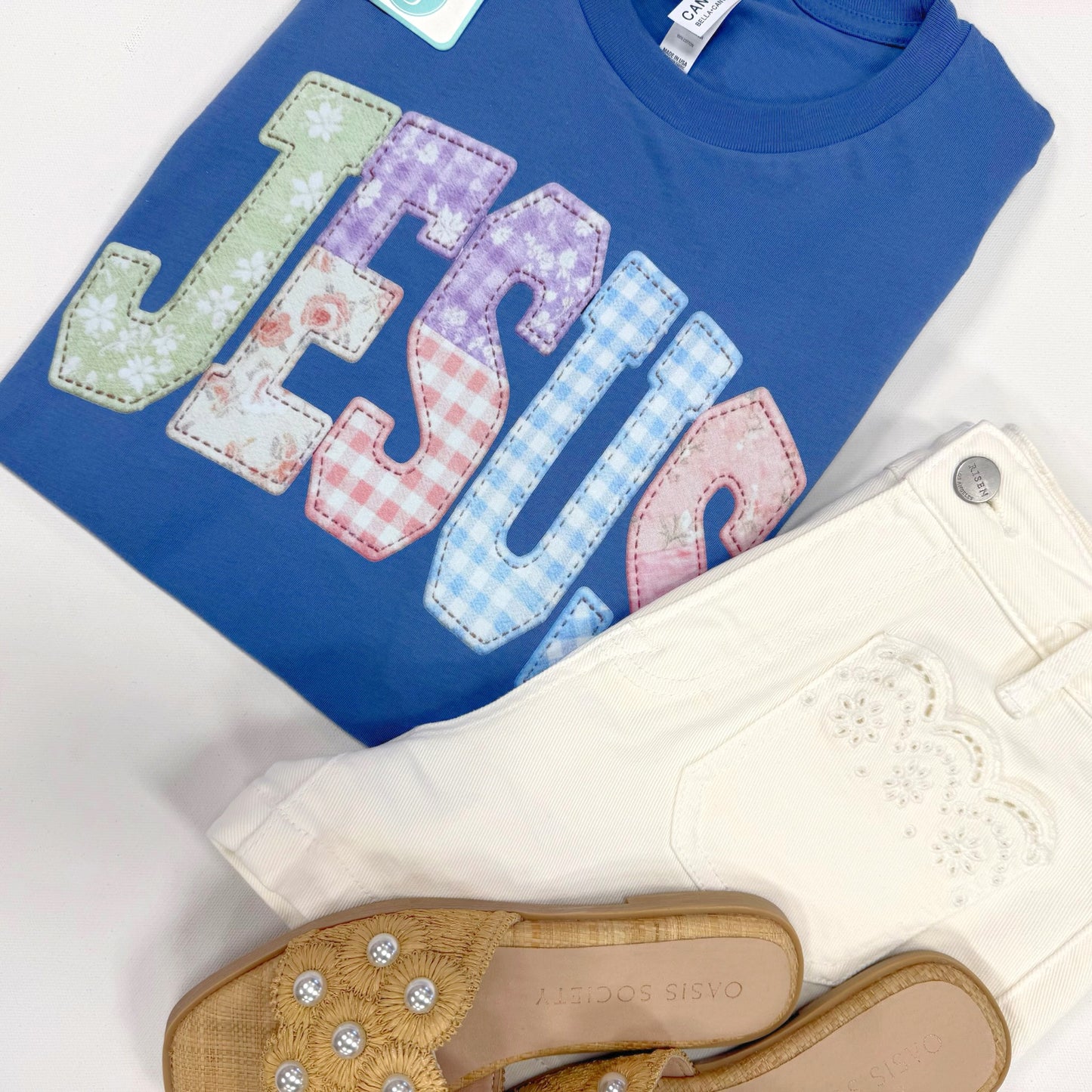 Jesus Patchwork Tee