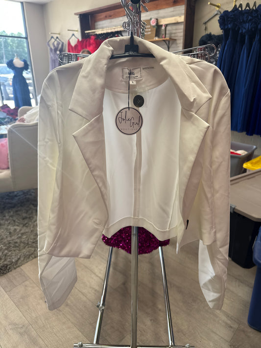 Hillary Blazer: Ivory
