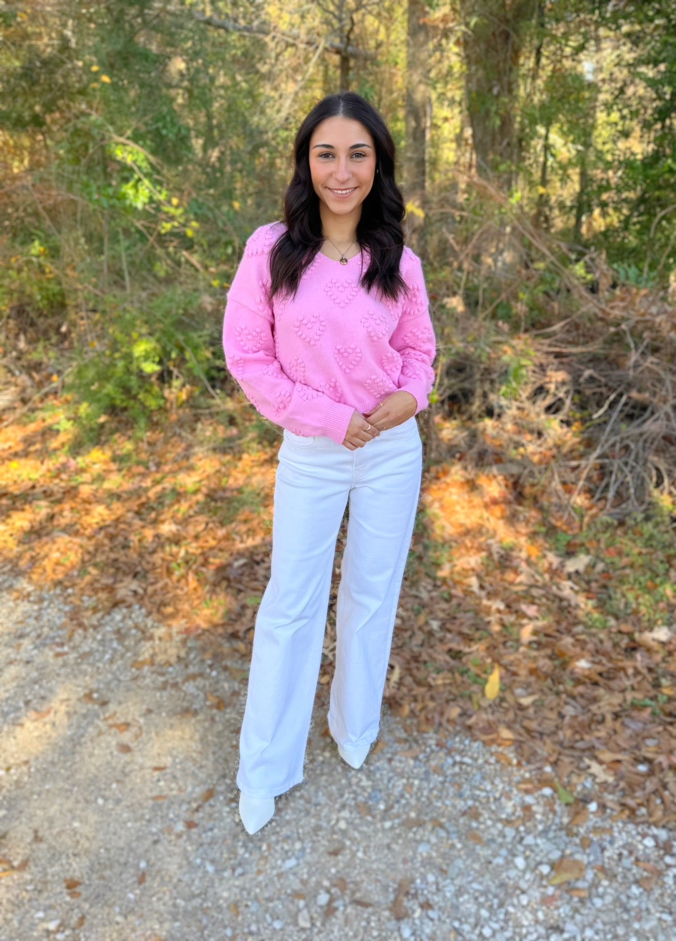Hearts of Pom Sweater