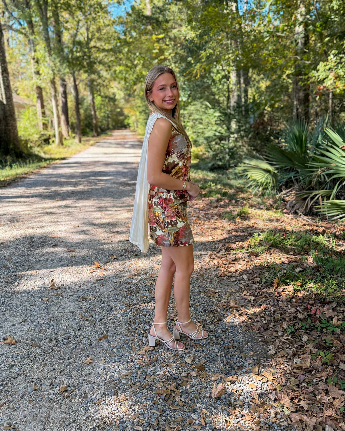 Cottage Garden Cape Dress