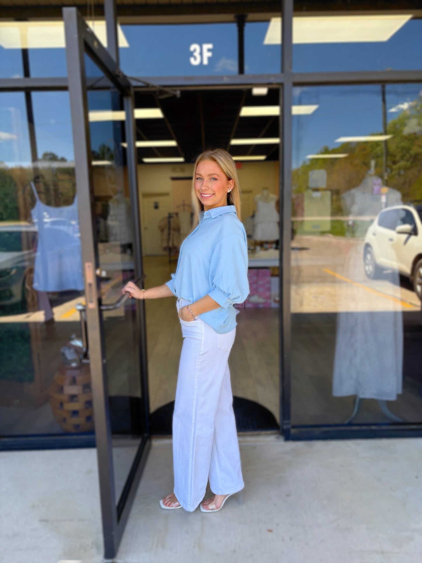 Alessandra Button Blouse