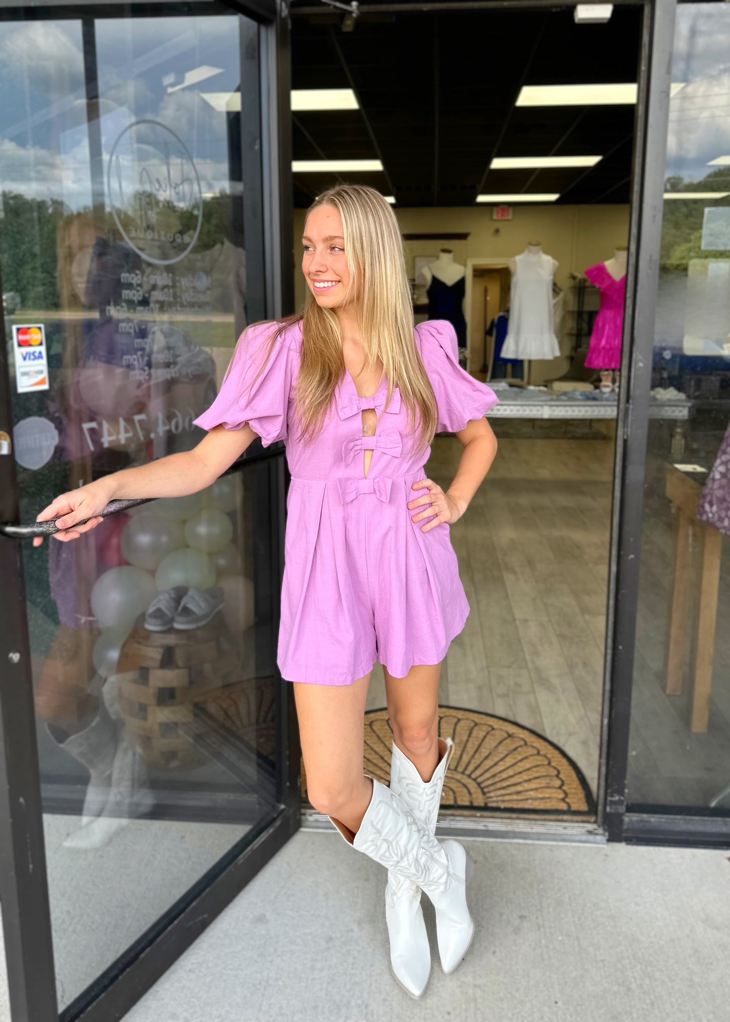 Radiant Ribbon Romper