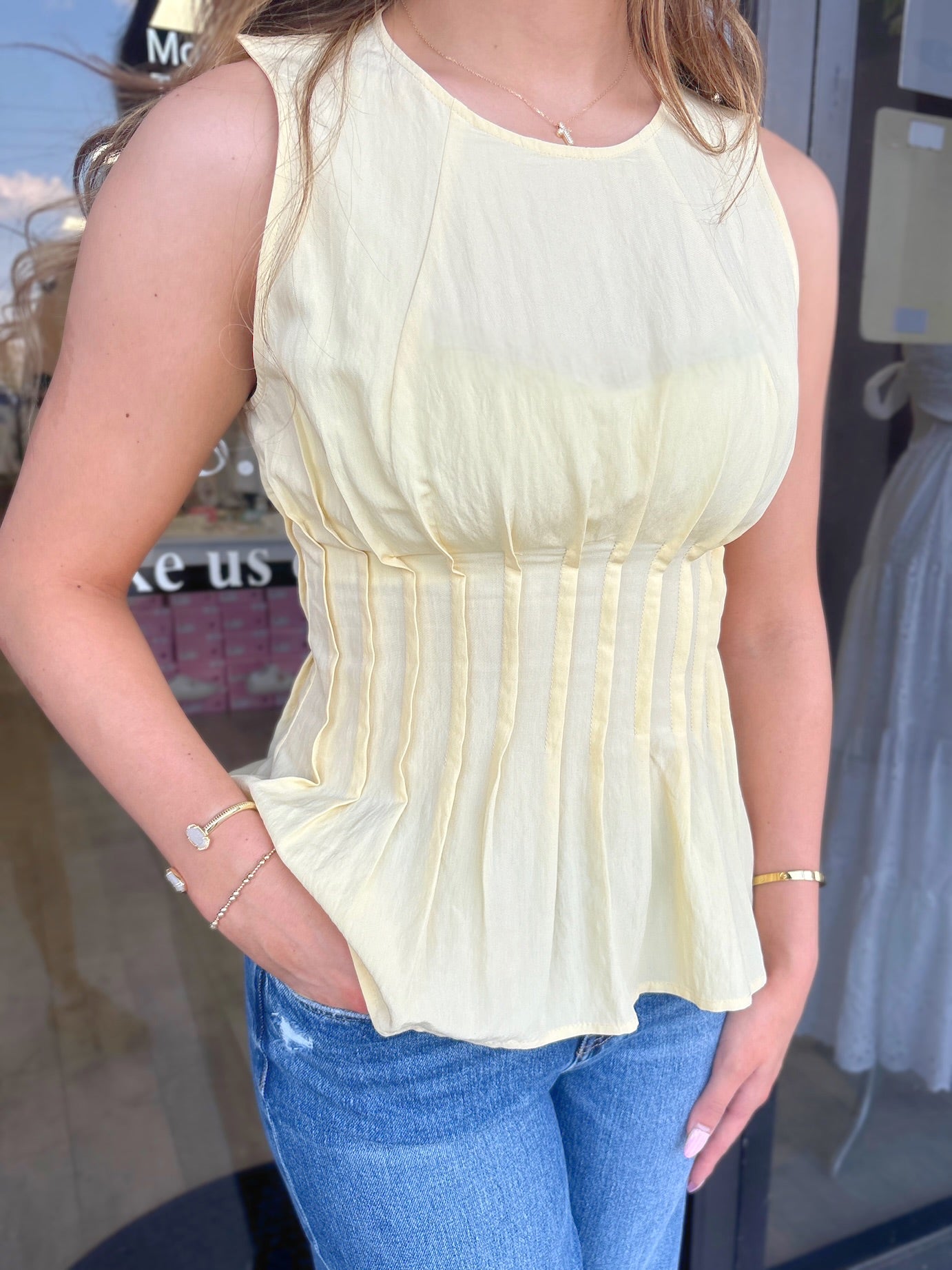 Maya Pleated Blouse