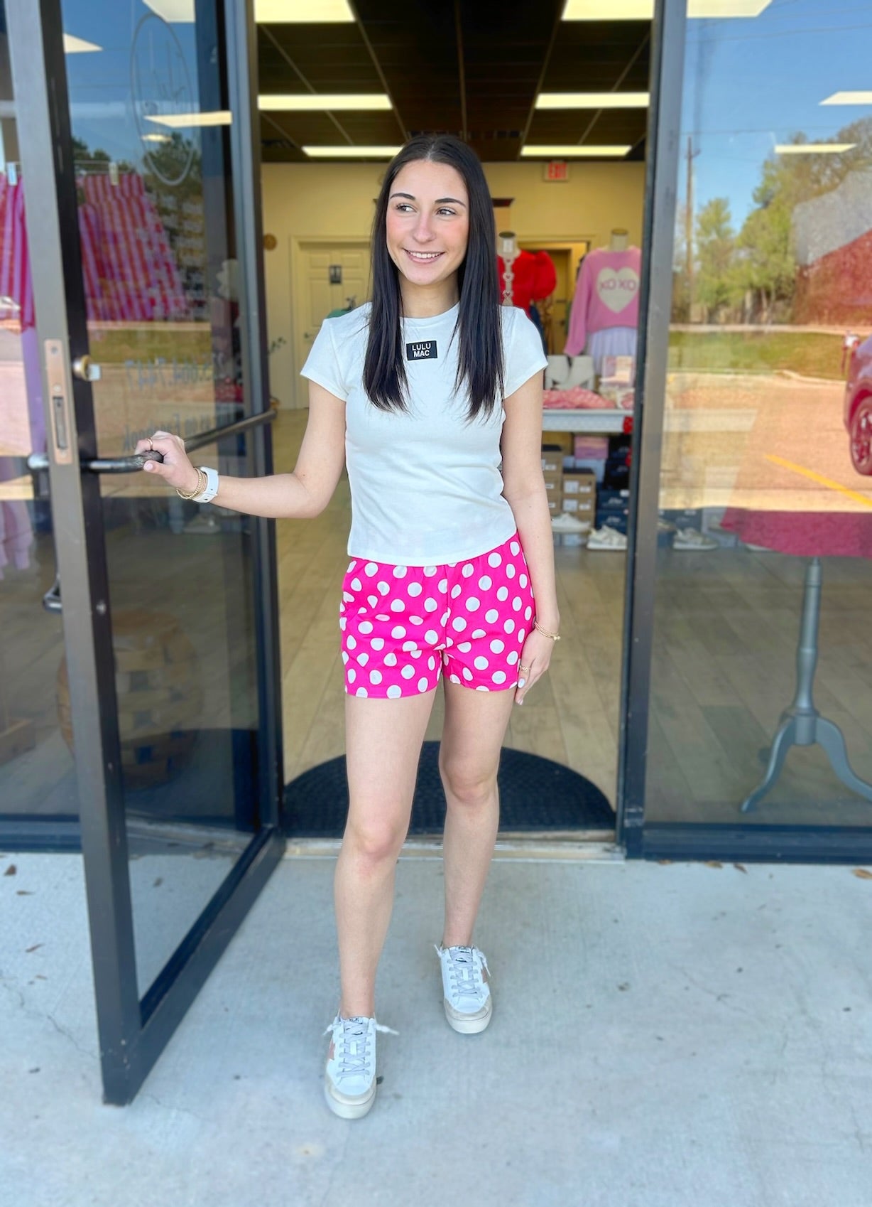 LULU MAC Polka Dot Shorts