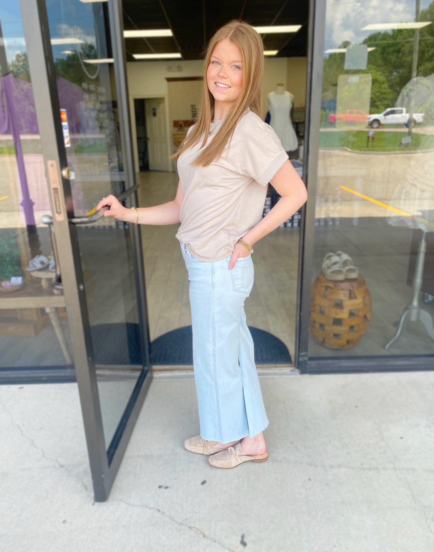Two Taupe Top