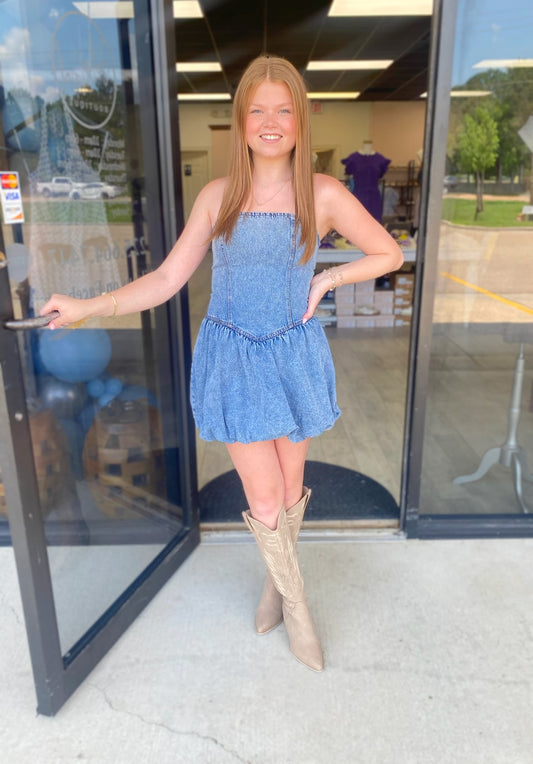 Delightfully Denim Dress