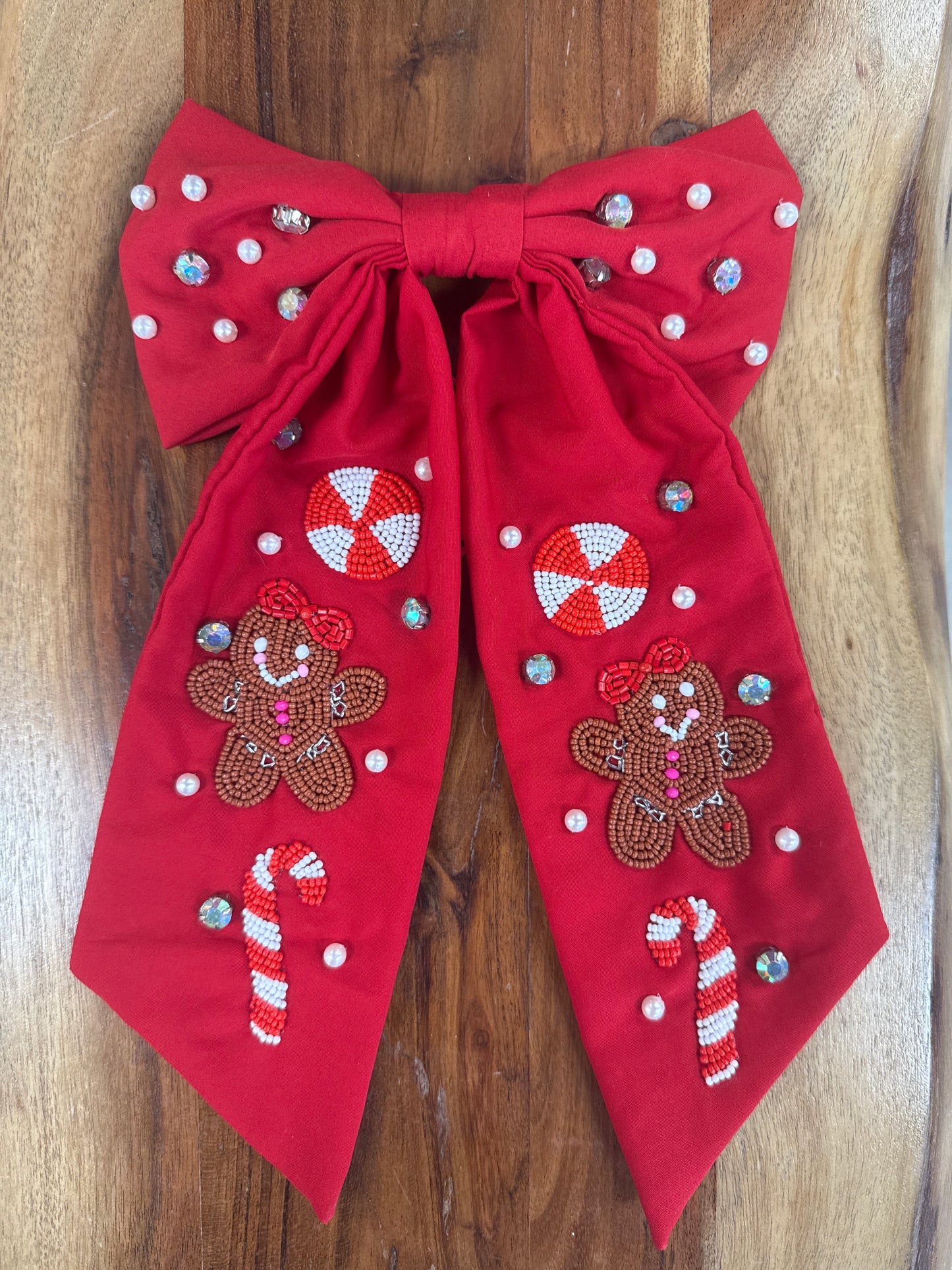 "Gingy" Embellished Bow