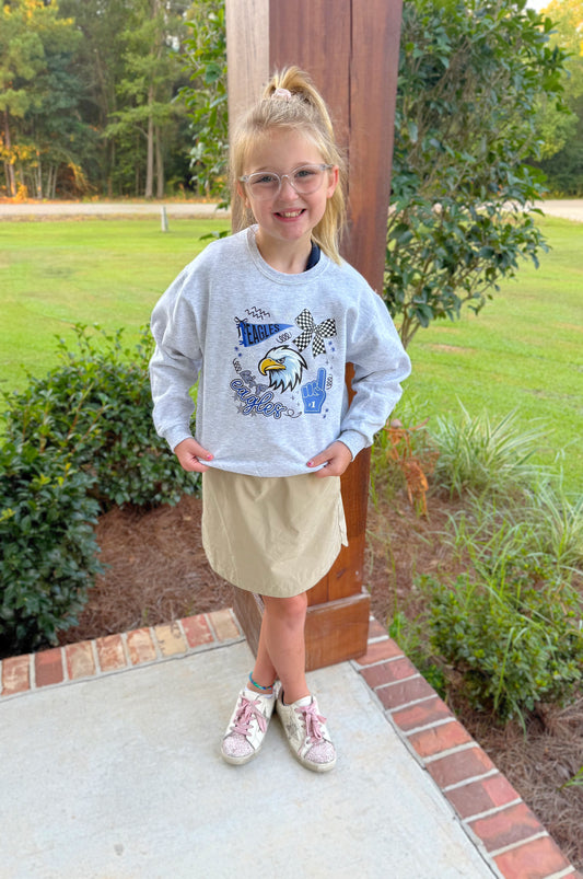 Let's Go Eagles Sweatshirt Youth