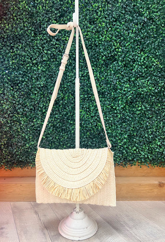 Straw Crossbody Bag