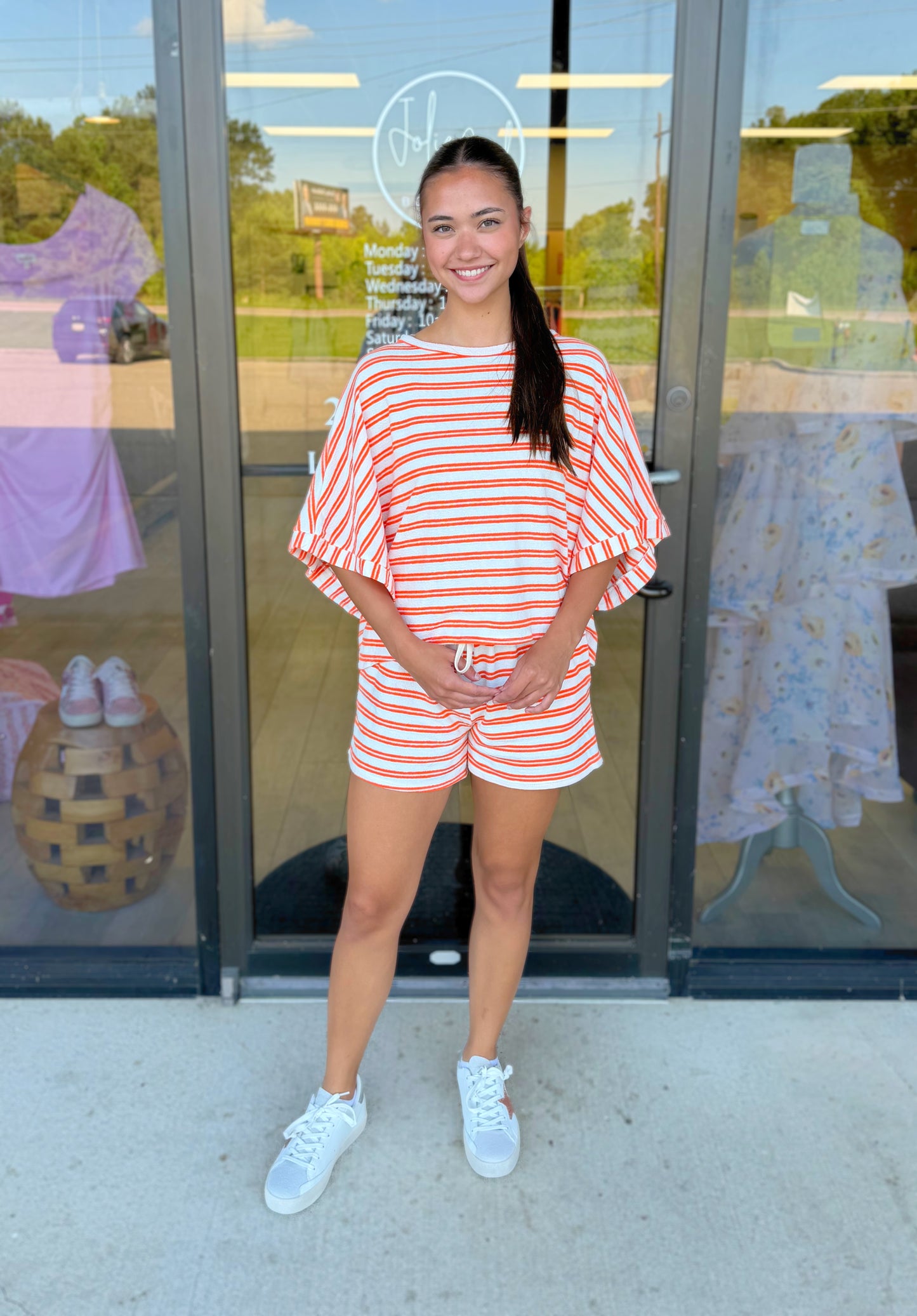 Ava Striped Set