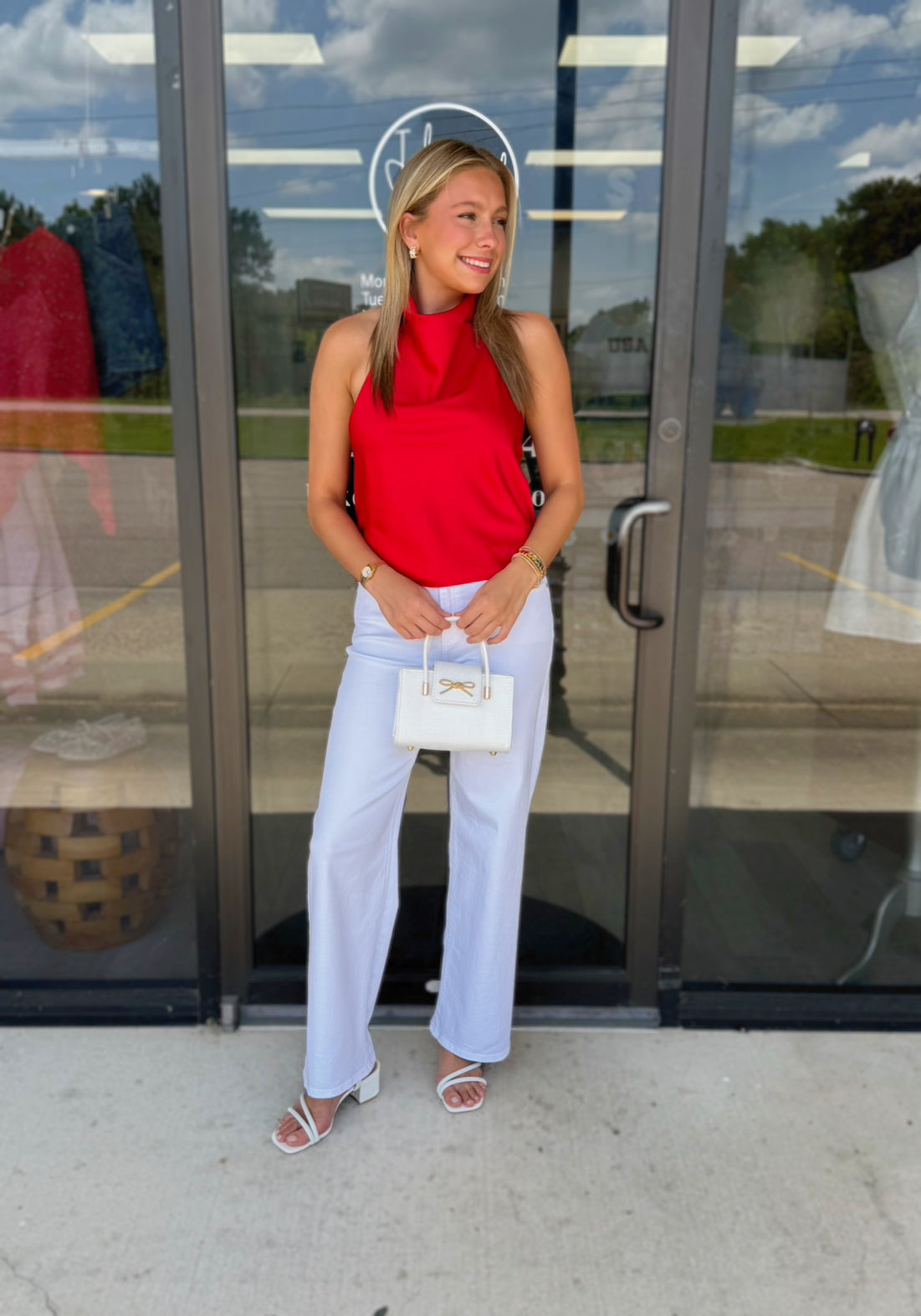 Serena Satin Blouse
