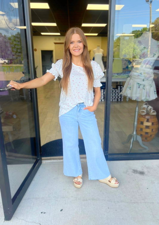 Small Print Blouse