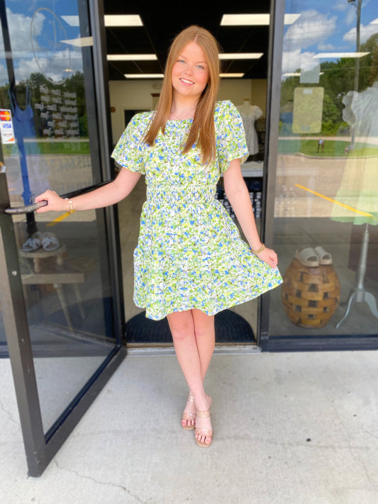 Aylin Eyelet Mini Dress