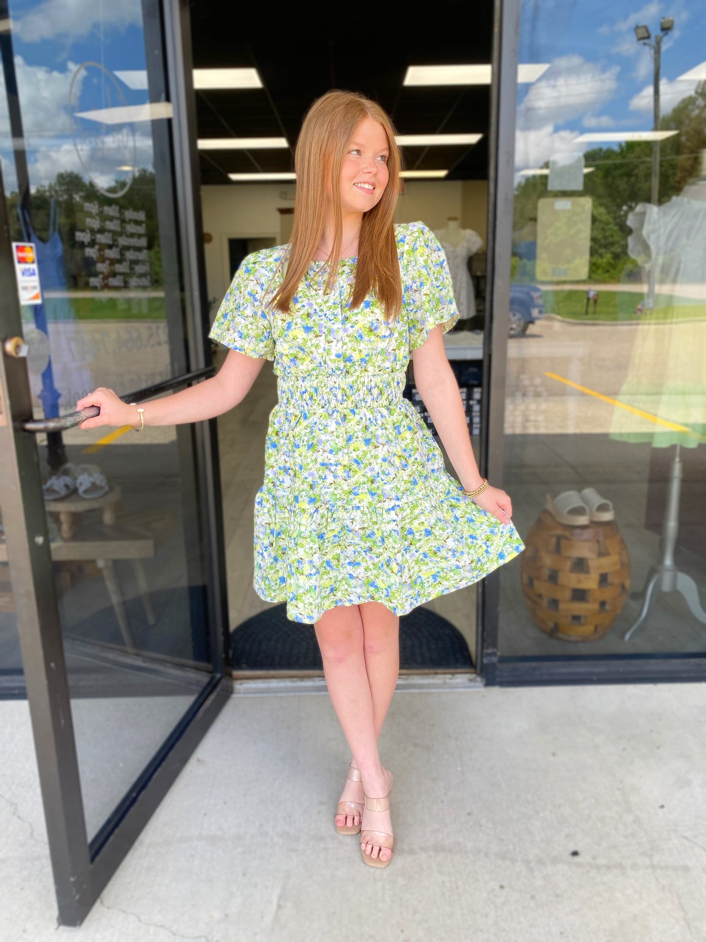 Aylin Eyelet Mini Dress