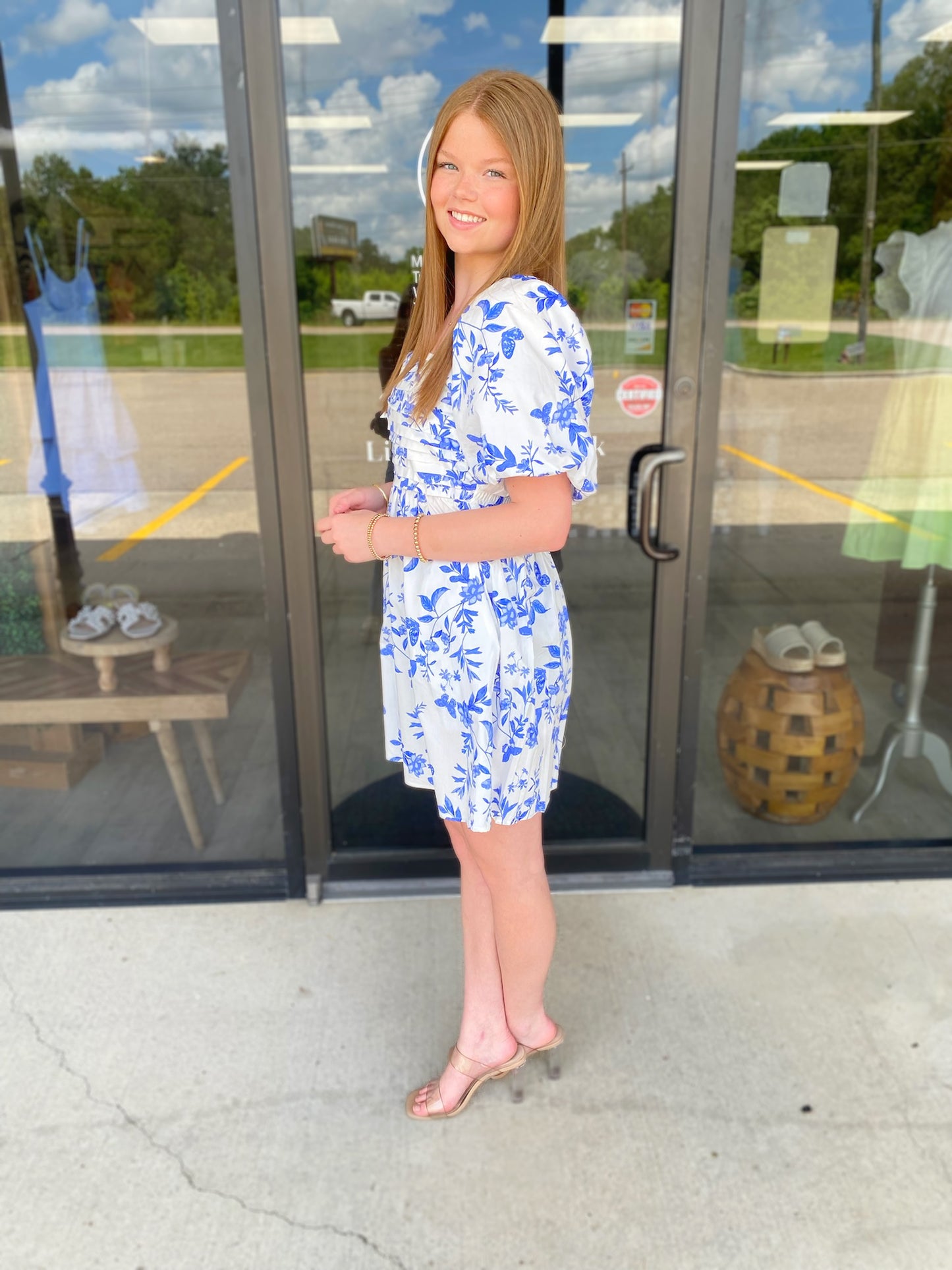 Leya Floral Mini Dress