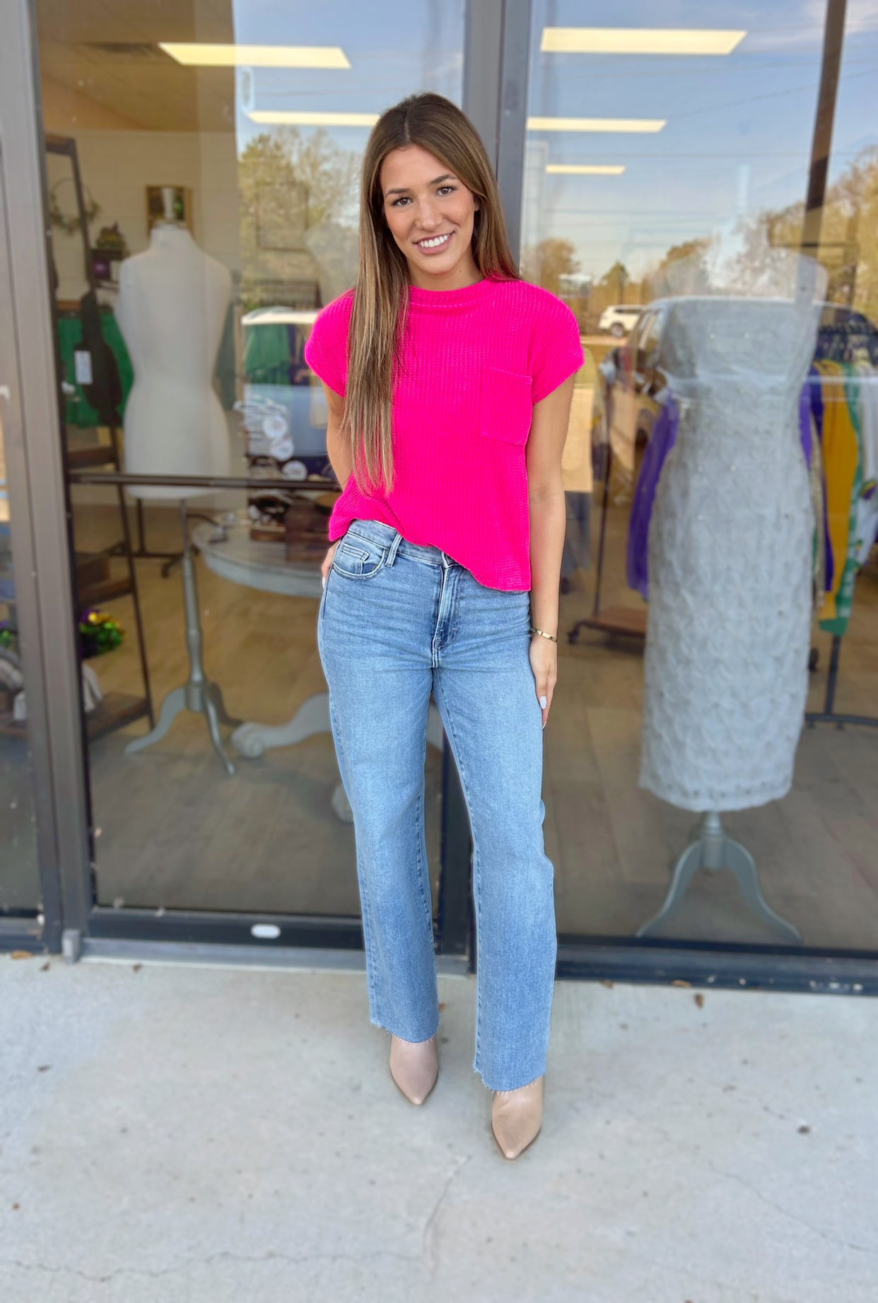 Chenille Essential Top