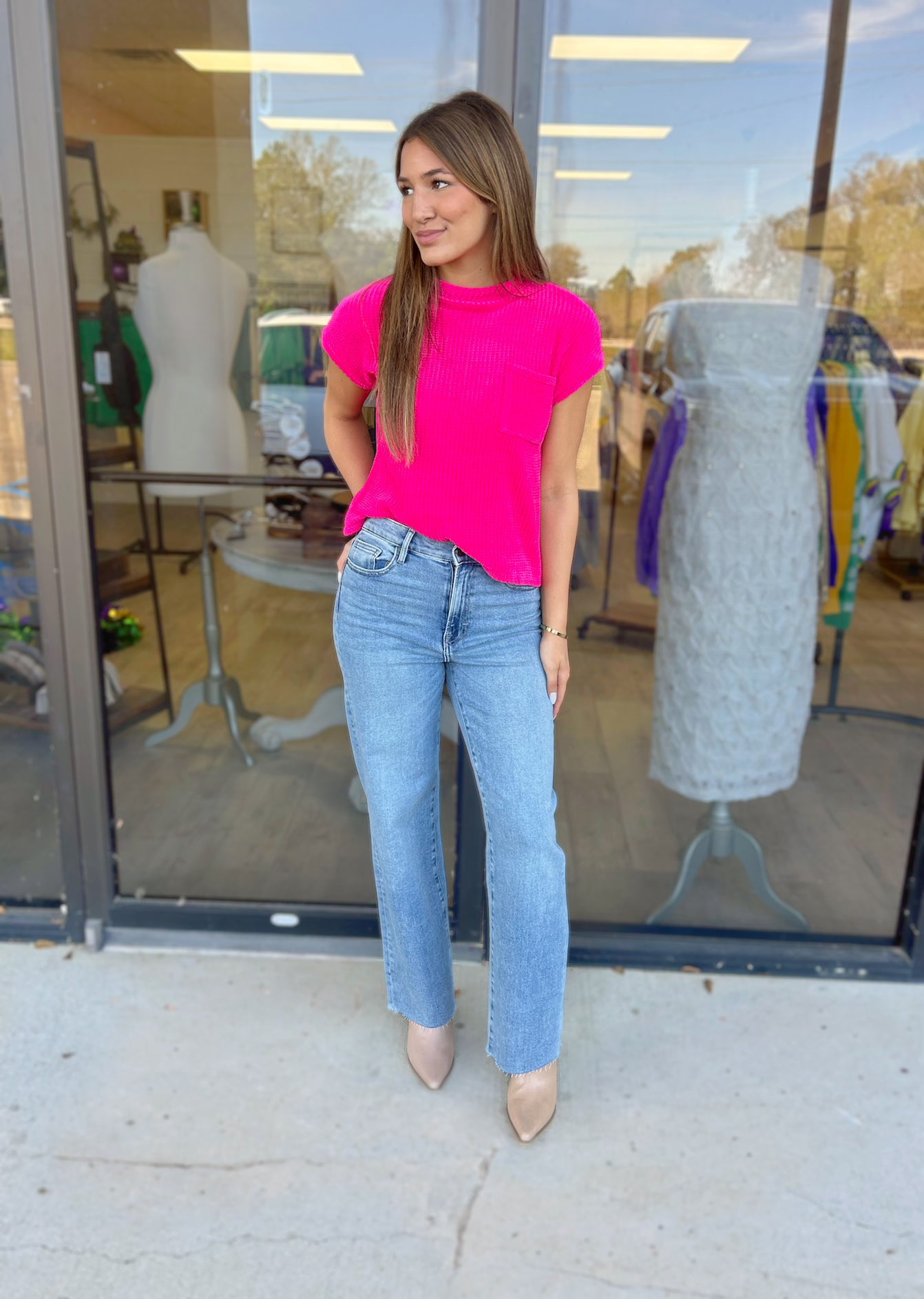 Chenille Essential Top