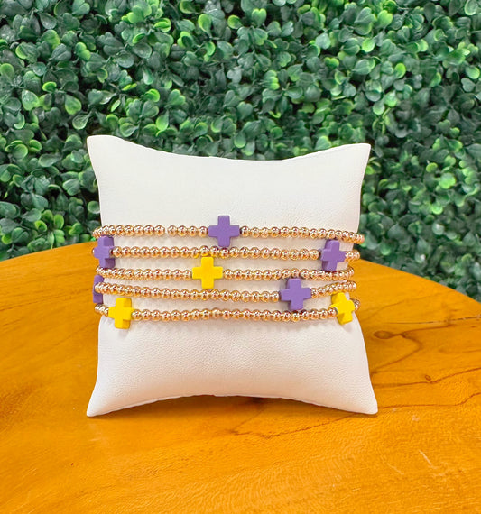 Game Day Beaded Bracelet Set