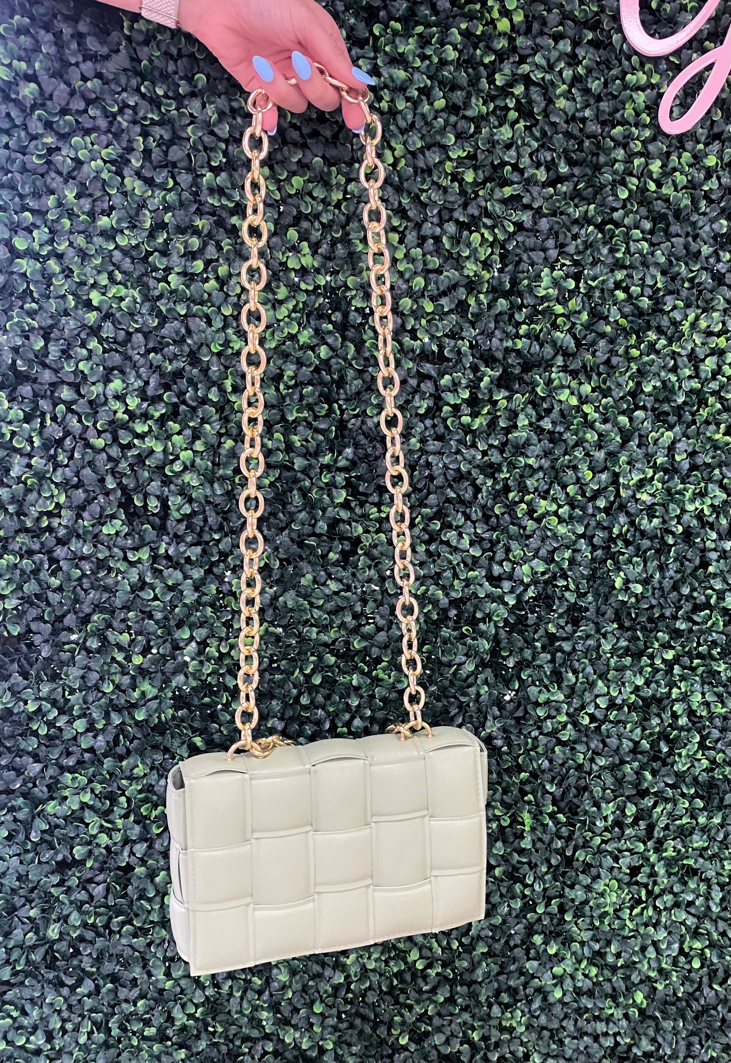 Sage Quilted Purse