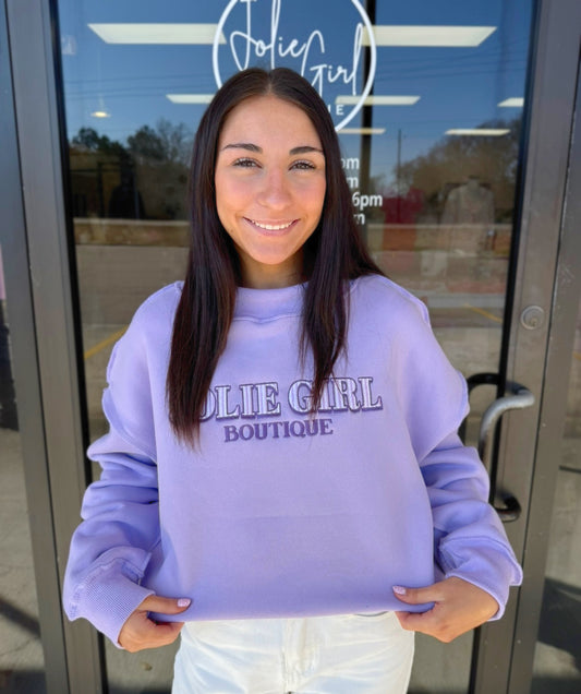 Jolie Girl Mock Neck Sweatshirts