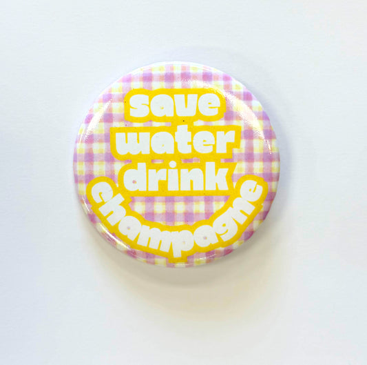 Save Water Button