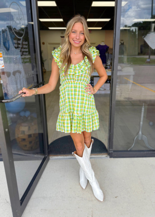 Checker This Dress