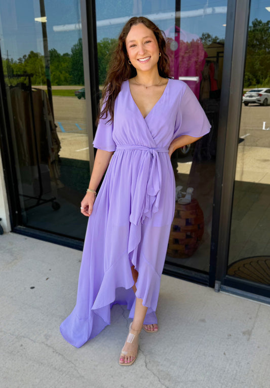 Vivacious Violet Maxi Dress