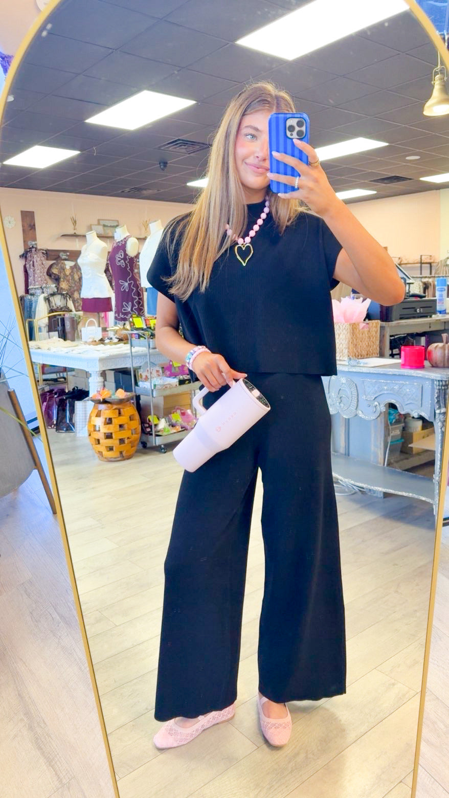 Suzanne Mock Neck Set