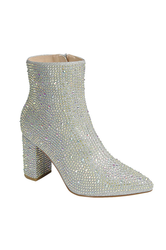 SIZE 8.5 - Iceberg Silver Booties