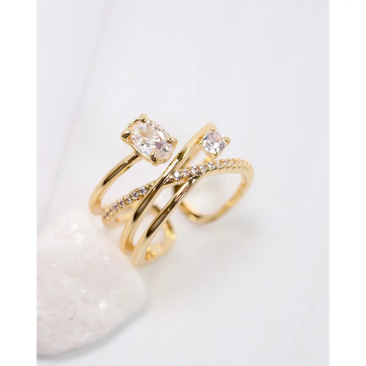 Riley Rhinestone Ring
