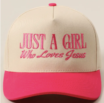 Just a Girl Who Loves Jesus Trucker Hat