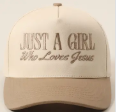 Just a Girl Who Loves Jesus Trucker Hat