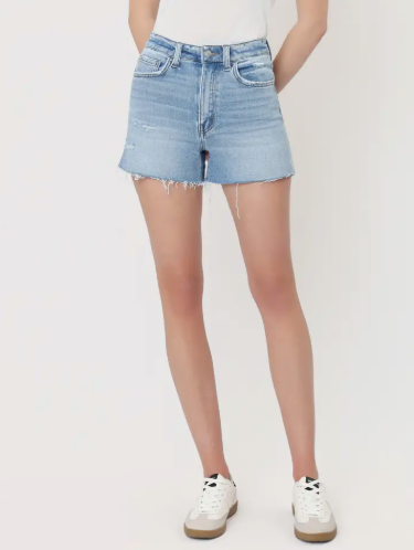 Righteous High Rise Denim Shorts