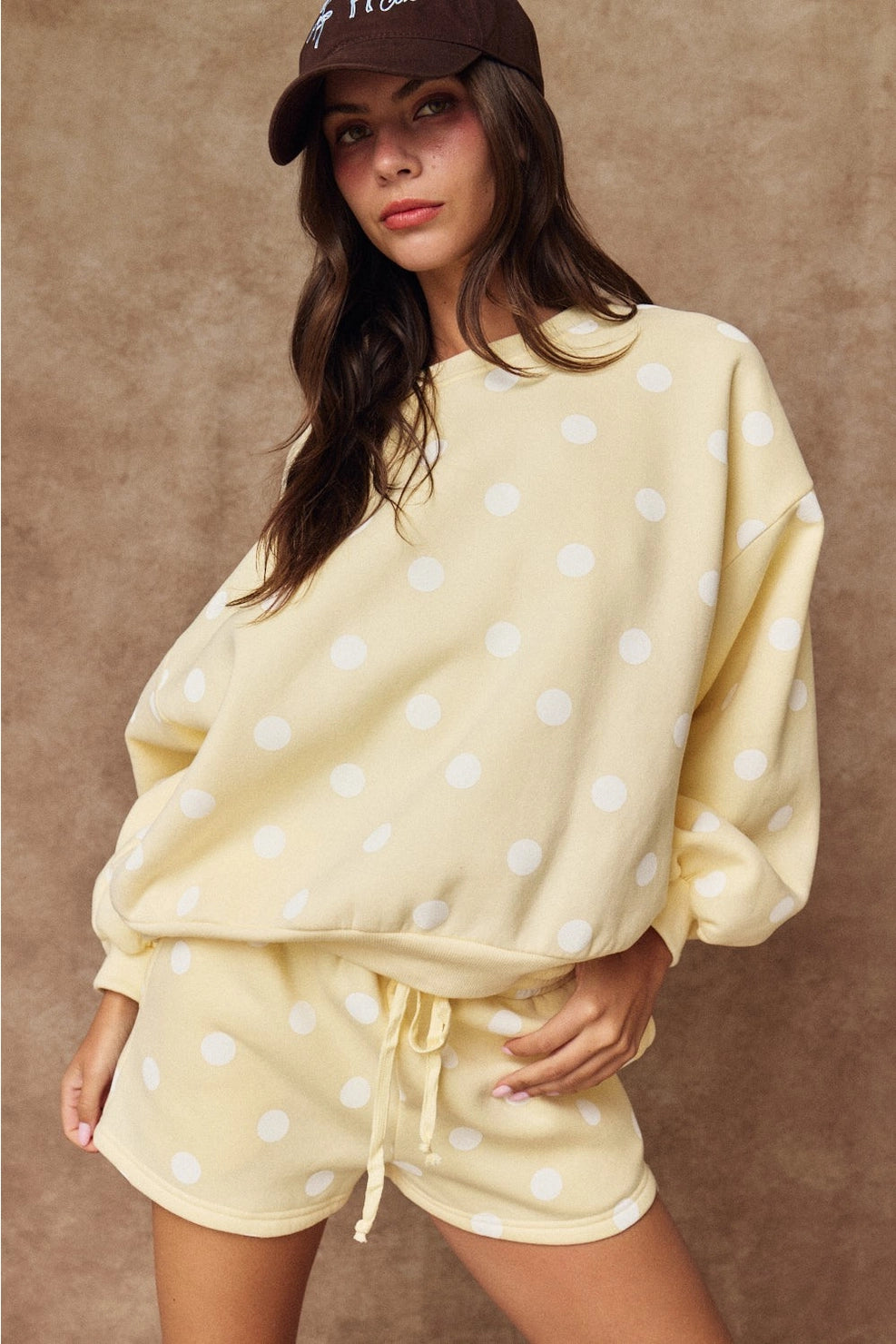 Polka Dot Fleece Set