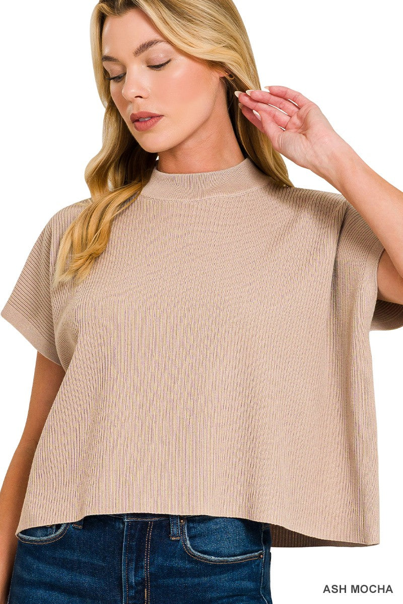 Cate Mock Neck Top
