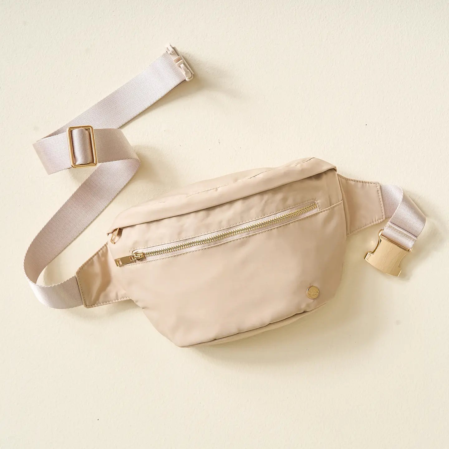 Natural Beige Belt Bag
