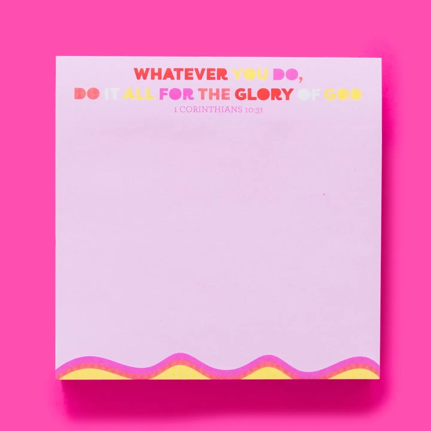 Corinthians Sticky Note Pad
