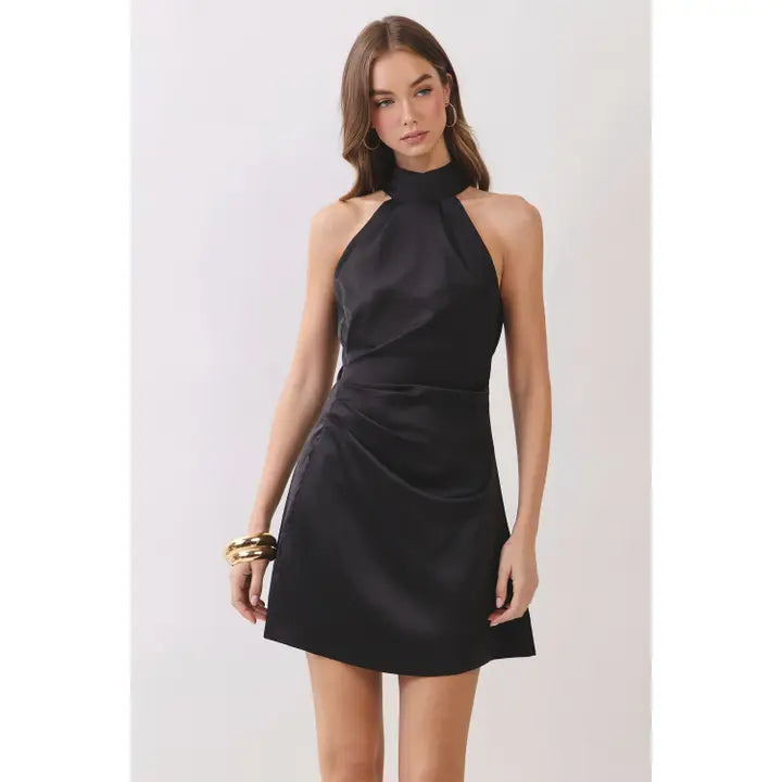 Sophie Satin Mini Dress