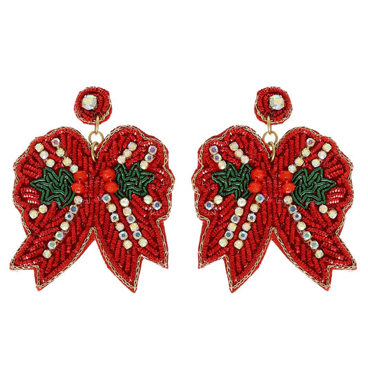 Christmas Bow Earrings