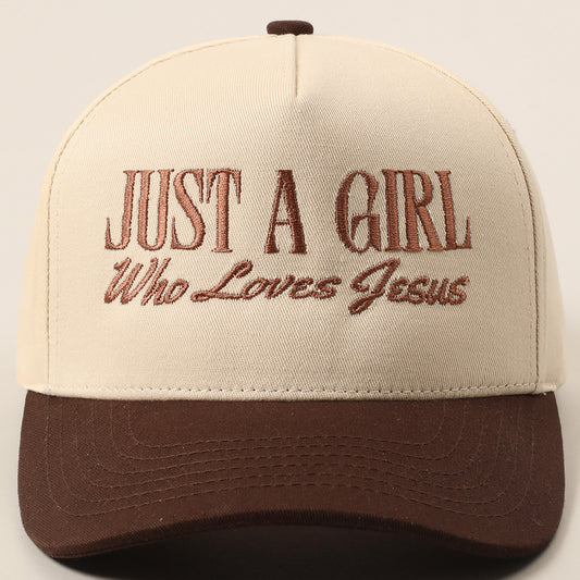 Just a Girl Who Loves Jesus Trucker Hat